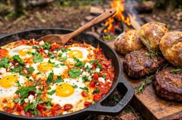 Steak & Shakshuka: A Primitive Feast in the Wild