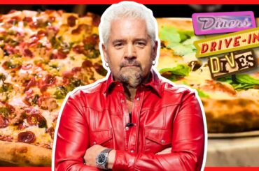 BINGE: Pizza Party with Guy Fieri on #DDD 🍕 | Diners, Drive-Ins and Dives | Food Network