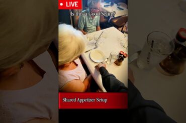 Shared Appetizer Setup | Real Service Moment #finedining # strongserver #servertraining #setuptable