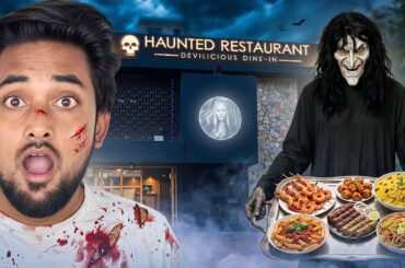 🧟Haunted restaurant review☠️ | Worth ahh??🤨