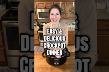 Easy & Delicious Crockpot Dinner! #recipe #cooking #fypシ #easyrecipe #dinner #food #cook #quickcook