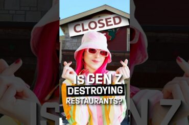 Is Gen Z Destroying the Restaurant Industry? #restaurant #genzmoney #genz #economy #foodshorts