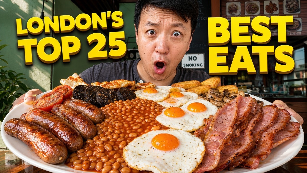 Top 25 BEST FOODS in London | ULTIMATE London Food Tour! Top 25 BEST FOODS in London | ULTIMATE London Food Tour!