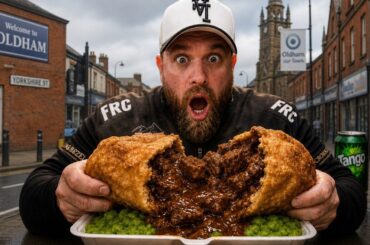I Tried Battered Rag Pudding in Oldham!