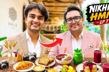 Trying Hmm Nikhil Favorite Gurgaon Food | Ep7 | Food Vlogger Series