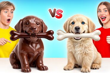 Real Food vs Chocolate Food Challenge | Funny Kitchen Moments by Multi DO Challenge