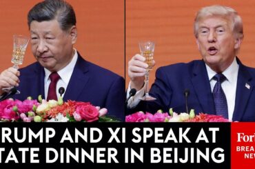 BREAKING NEWS: Trump And Xi Speak At State Dinner In Beijing, China