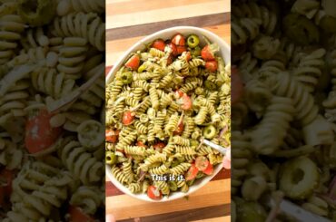 Pesto Pasta Salad🍝🥗