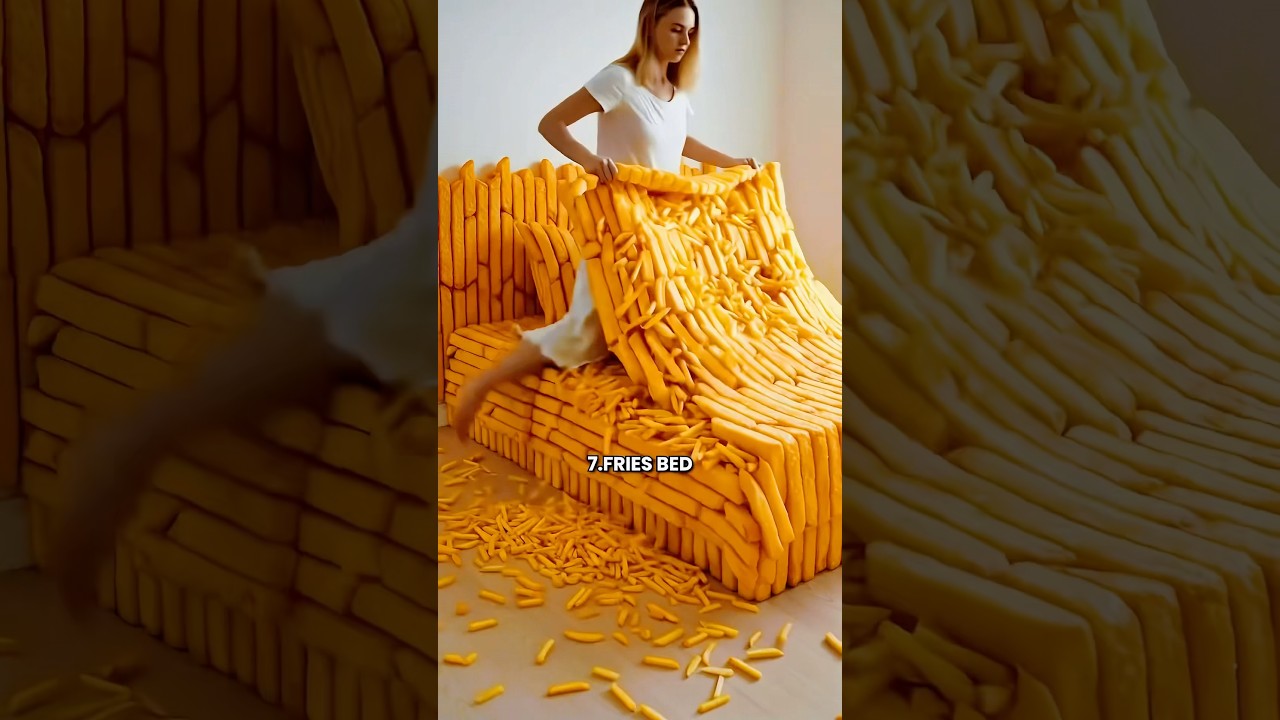 Delicious dining bed😋🍟 Delicious dining bed😋🍟