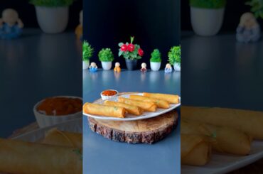Cheesy Spring Roll Recipe #shorts #recipe #cooking #springroll #cheesy