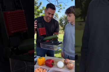 👆Picnic veggie dice ready with one press！ #cooking #kitchen #geedel #recipe #food #funny #chef
