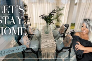 Patio Refresh | My Curated Outdoor DIY Dining Room Refresh