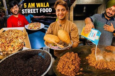 5 AM Wala Street Food In Delhi | Delhi Street Food | Delhi Food Tour | Indian Street Food Delhi