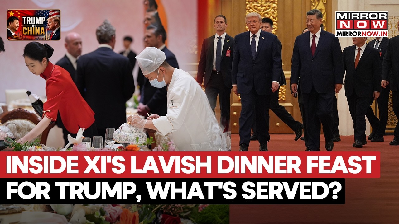 INSIDE XI’s LAVISH DINNER FOR TRUMP! US, China Leaders Meet At State Banquet After Historical Talks INSIDE XI's LAVISH DINNER FOR TRUMP! US, China Leaders Meet At State Banquet After Historical Talks