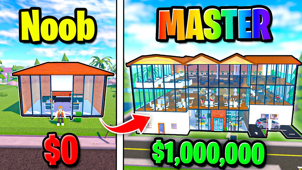 Noob to MASTER in Restaurant Tycoon 3! Built BIGGEST Restaurant to become MILLIONAIRE! (Roblox) Noob to MASTER in Restaurant Tycoon 3! Built BIGGEST Restaurant to become MILLIONAIRE! (Roblox)