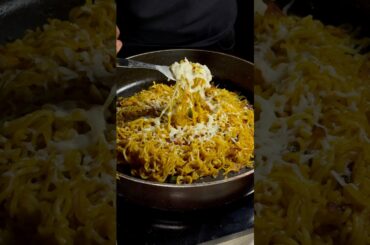 Taste of Life 😌| Cheese Maggie ASMR Cooking #shorts #cooking #maggi #maggierecipe #cheesemaggi