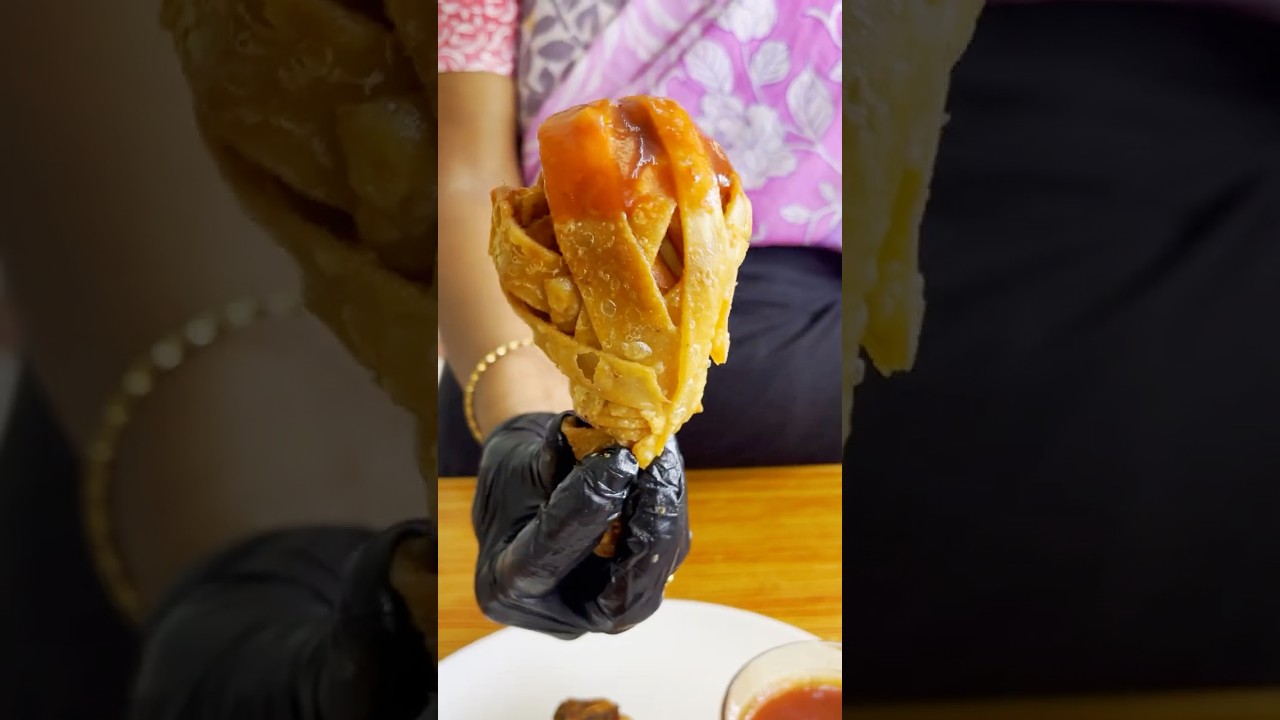 Crispy Roti Fried Chicken ASMR #shorts #asmr #asmreating #asmrsounds #food #cooking #recipe #viral Crispy Roti Fried Chicken ASMR #shorts #asmr #asmreating #asmrsounds #food #cooking #recipe #viral