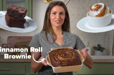 We Accidentally Made the PERFECT Dessert Mashup | Cinnamon Roll Brownies