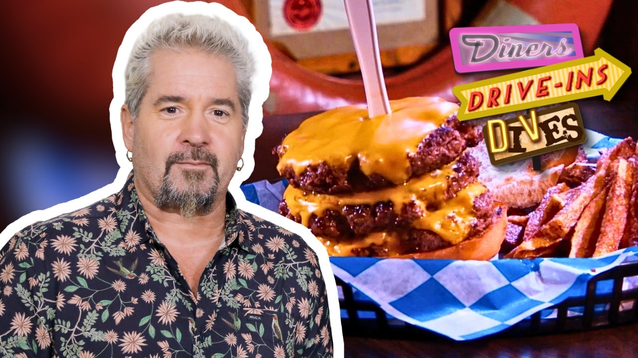 Guy Fieri Digs Into a Legendary Burger in Wisconsin 🍔🤤 | Diners, Drive-Ins and Dives | Food Network Guy Fieri Digs Into a Legendary Burger in Wisconsin 🍔🤤 | Diners, Drive-Ins and Dives | Food Network