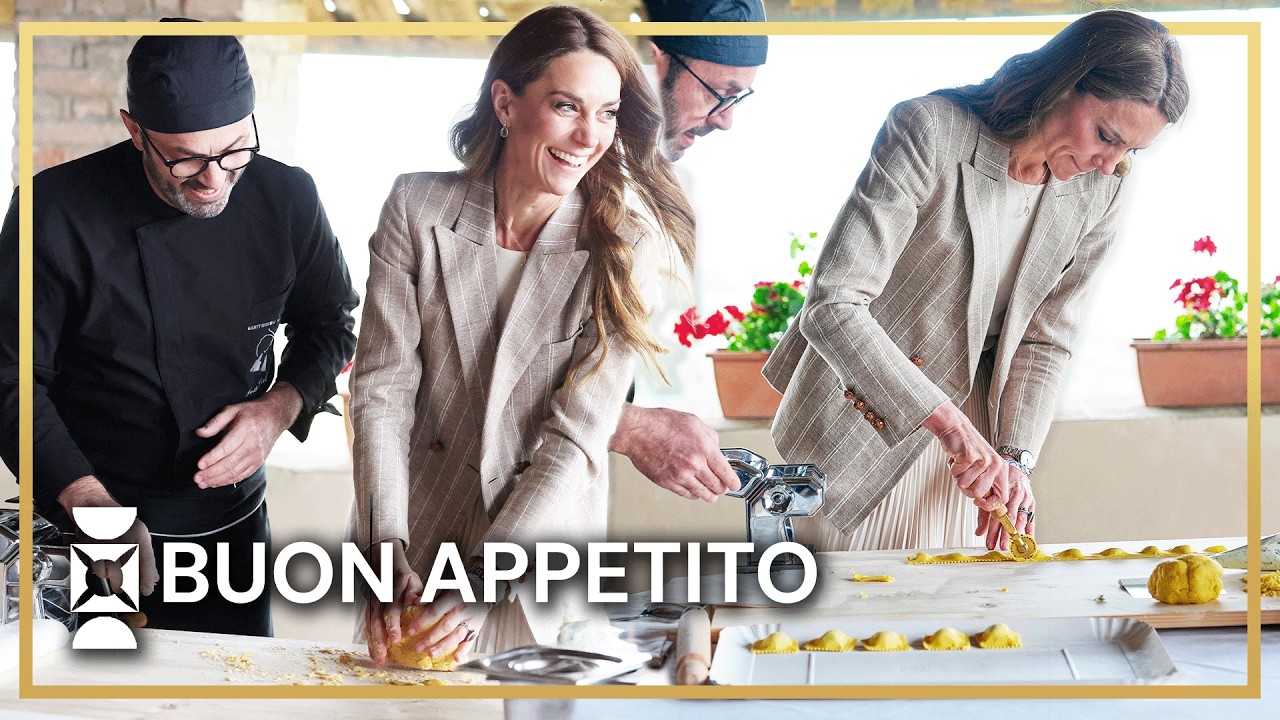 Pasta Perfect! Princess Kate Ends Italy Tour Making Fresh Pasta Pasta Perfect! Princess Kate Ends Italy Tour Making Fresh Pasta