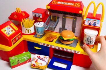 Toy asmr 🍟 McDonald’s Style Kitchen Playset ASMR Satisfying with Unboxing | Review Toys