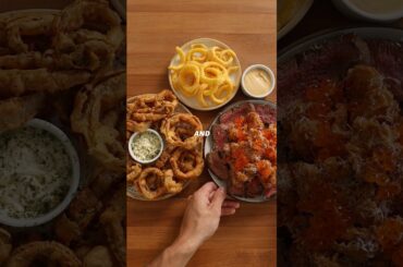 Cheap vs expensive onion ring #cooking #food #foodasmr #recipe