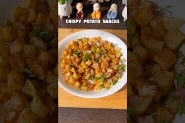 Crispy potato snacks recipe #shorts #snacks #recipe #potato #trending #viral #shortsfeed #cooking