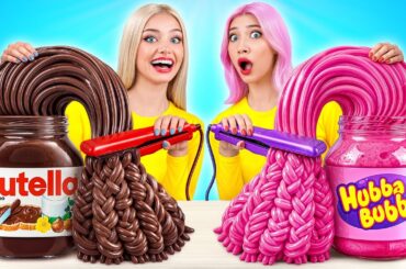 Bubble Gum vs Chocolate Food Challenge | Funny Food War by Multi DO Joy