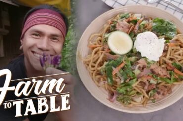 Chef Jr's take on traditional Pancit chami | Farm To Table