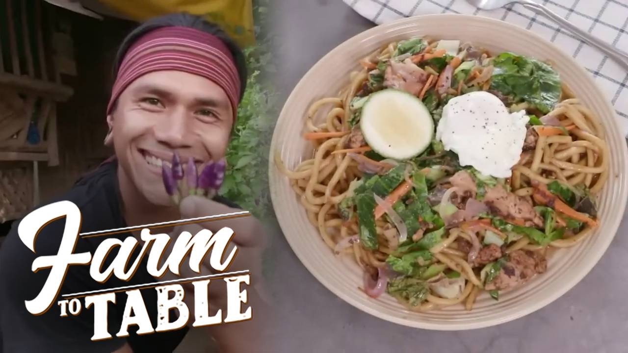 Chef Jr’s take on traditional Pancit chami | Farm To Table Chef Jr's take on traditional Pancit chami | Farm To Table