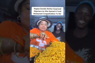 Regina Daniels Mother Surprised Nigerians As She Opened A Food Restaurant Congratulations To Her