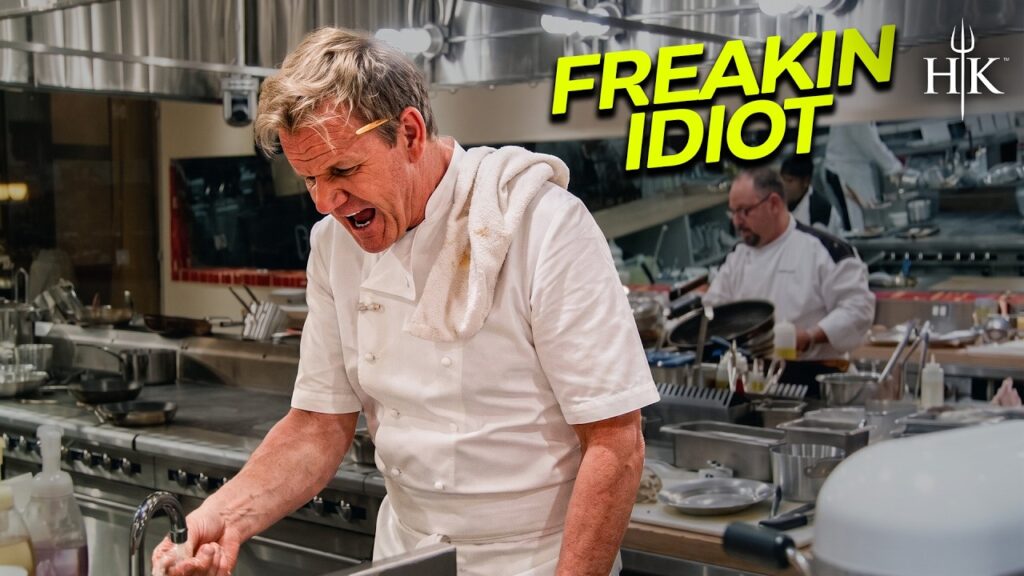 Chef Ramsay Burns His Hand During Service | Hell’s Kitchen USA