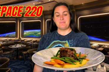 BEST Dinner at Epcot’s Space 220- New Menu! | Walt Disney World