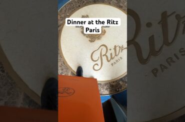 Dinner at the Ritz ​⁠@theritzparis  #ritz #ritzparis #paris #finedining #creatorsearchinsights
