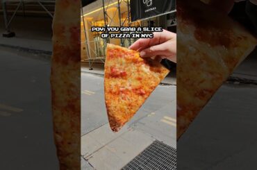 pov slice of pizza in nyc #nyc #pizza #foodie #citylife #food #streetfood #nycfood #wallstreet