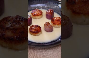 Scallops with Lime Beurre Blanc & Caramelized Shallots