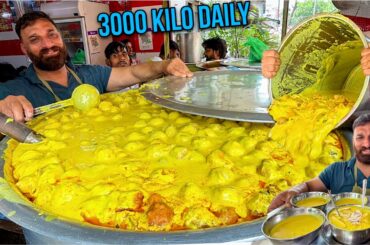India's HIGHEST Selling Tadka Kadhi Chawal | 3000 KG Daily | Street Food India