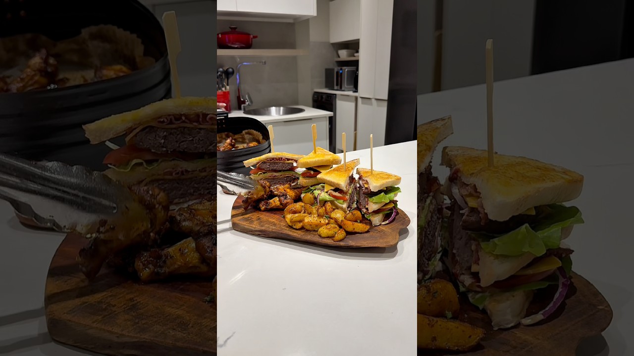 Friday Dinner – Homemade Dagwood with Chicken Wings and Wedges #cooking #foodie #ostrich #chicken Friday Dinner - Homemade Dagwood with Chicken Wings and Wedges #cooking #foodie #ostrich #chicken