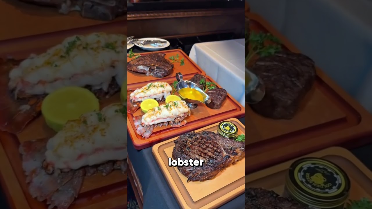 The Most Insane Restaurant Presentation Ever 🥩 The Most Insane Restaurant Presentation Ever 🥩
