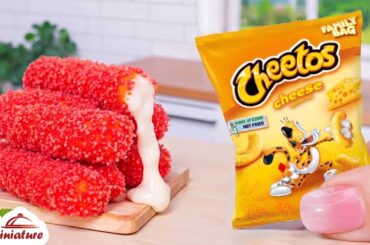 🧀 Homemade Mini Delicious Mac n’ Cheetos Recipe | ASMR Cooking Mini Food