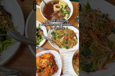 Trying Award Winning Filipino Food in Seattle!