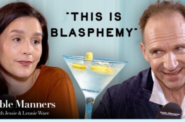 Ralph Fiennes Outraged at “Blue Cheese Olive Martini” | Table Manners Podcast