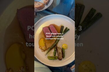 the best part of private chef dinners? nobody has to think about the kitchen🤌 #privatechef #dinner