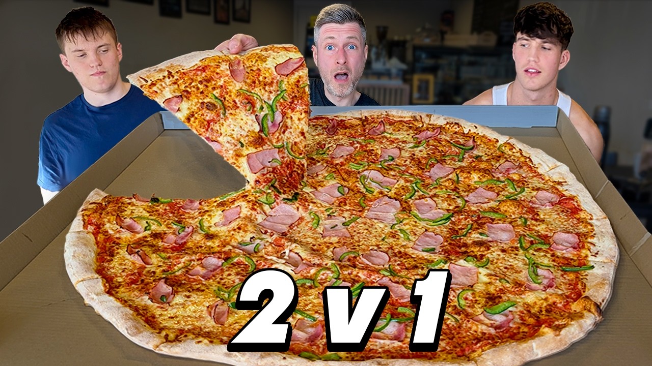 IRELAND’S BIGGEST PIZZA! CAN I BEAT JOEL HANSEN’S RECORD!? HOW MANY PEOPLE DOES IT TAKE TO BEAT ME?! IRELAND'S BIGGEST PIZZA! CAN I BEAT JOEL HANSEN'S RECORD!? HOW MANY PEOPLE DOES IT TAKE TO BEAT ME?!