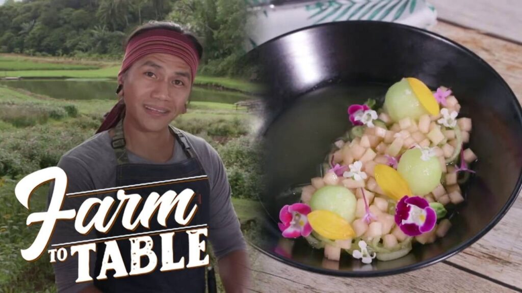 Chef JR makes Japanese Melon Salad!| Farm To Table