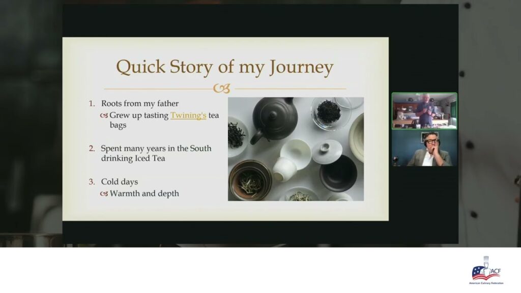 ACF Chef’s Table Webinar Series The Importance of Tea for Chefs