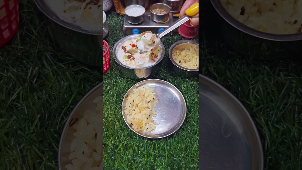 Fruit Raita with jeera rice 🌾 🍚#shortsfeed #raita #cooking #fypage #trendingshorts #cooking #explore Fruit Raita with jeera rice 🌾 🍚#shortsfeed #raita #cooking #fypage #trendingshorts #cooking #explore