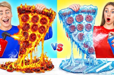Hot vs Cold Food Challenge | Amazing Kitchen Recipes by Multi DO Challenge