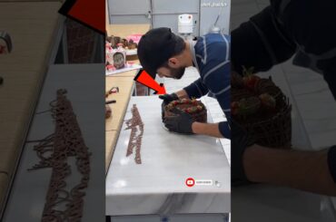 The Hardest Japanese Cake Technique Ever! 🤯🔥 #shorts