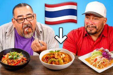 SPICY Thai Food Challenge | Mexican Dads Try